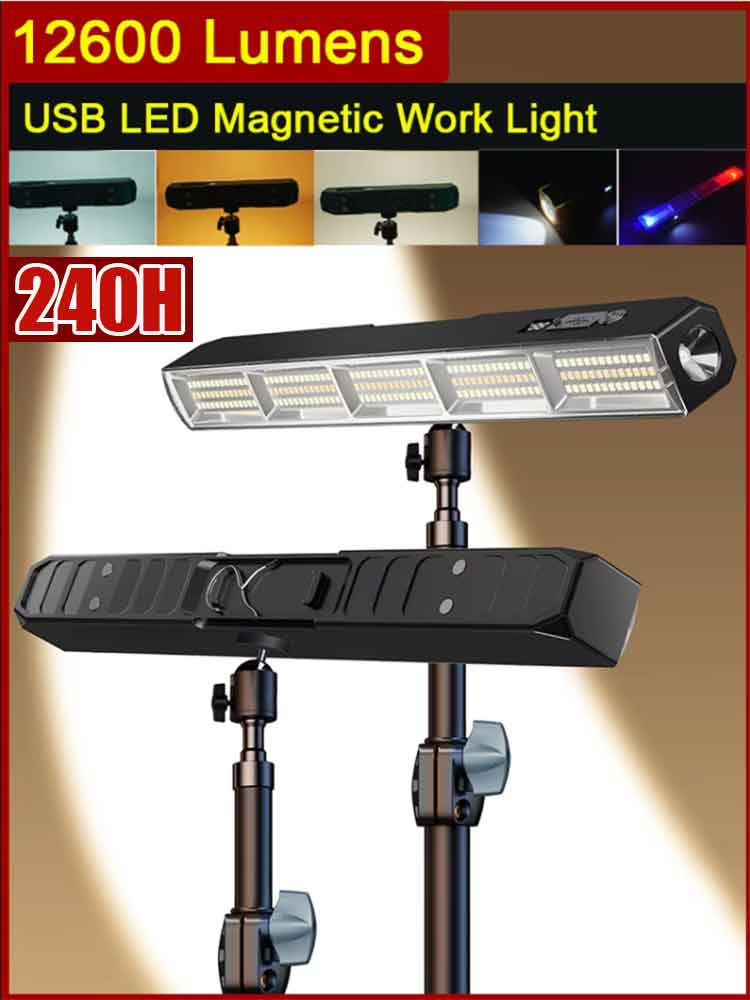 High Power Magnetic LED Light  - Power Bank ulasan dan harga