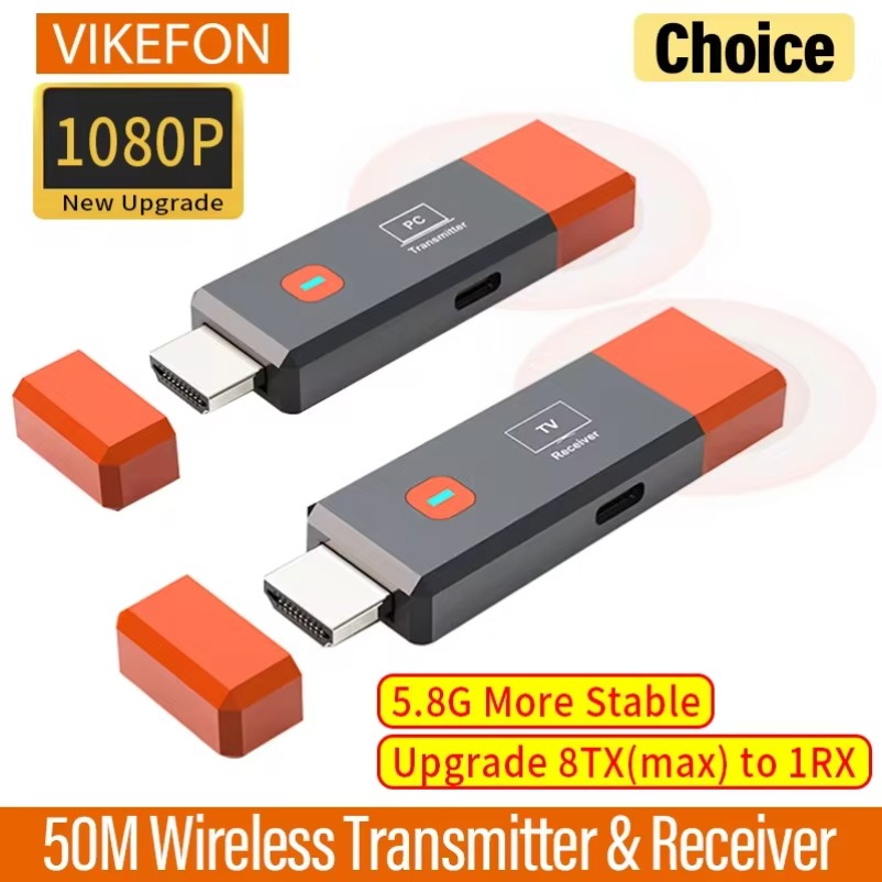 Wireless HDMI-Compatible Video - Hdmi Adapter ulasan dan harga