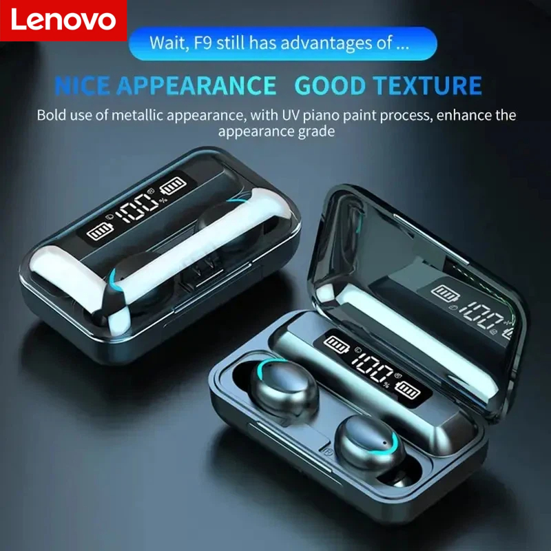 Lenovo F9 Bluetooth Wireless H - Wireless Charger ulasan dan harga