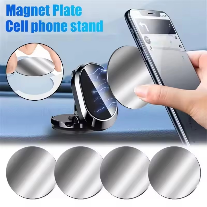 1/50Pcs Magnetic Metal Plate F - Phone Holder ulasan dan harga