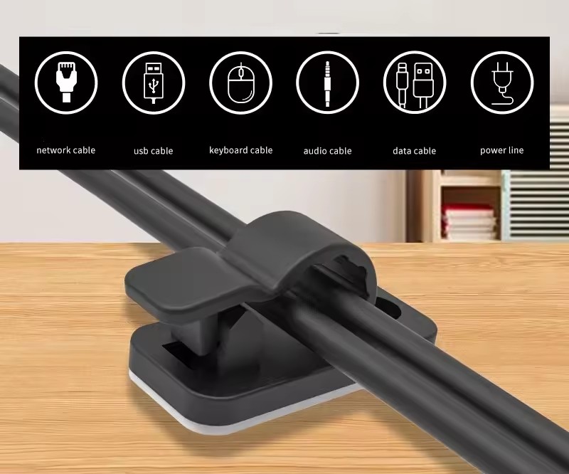 Self Adhesive Cable Clips Cord - Cable Organizer ulasan dan harga