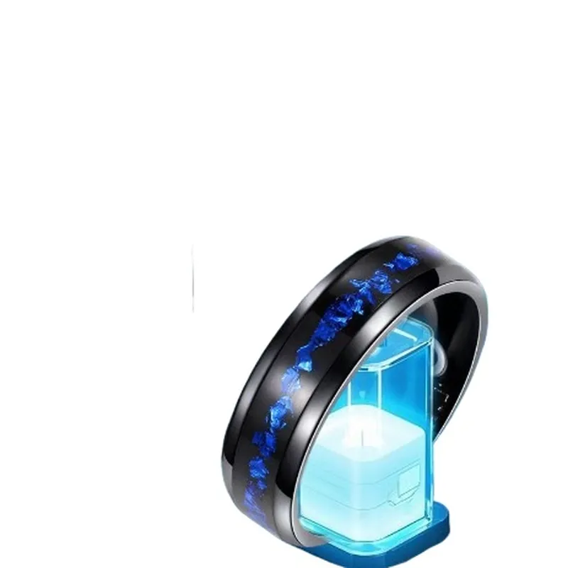 Smart Ring Blue Gold Foil Desi - Smart Watch ulasan dan harga