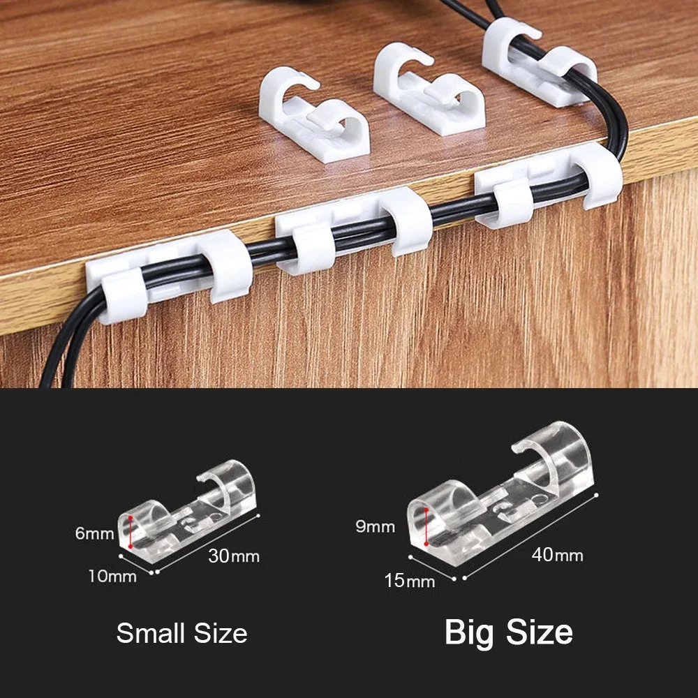 small Cable Organizer Clips Wi - Cable Organizer ulasan dan harga