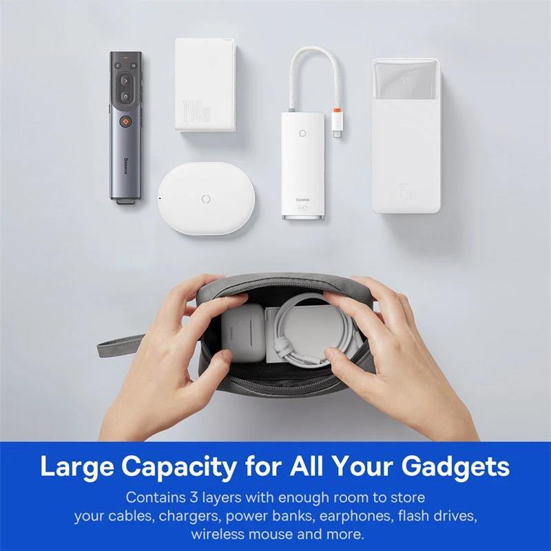 Portable Cable Charger Bag Sma - Power Bank ulasan dan harga