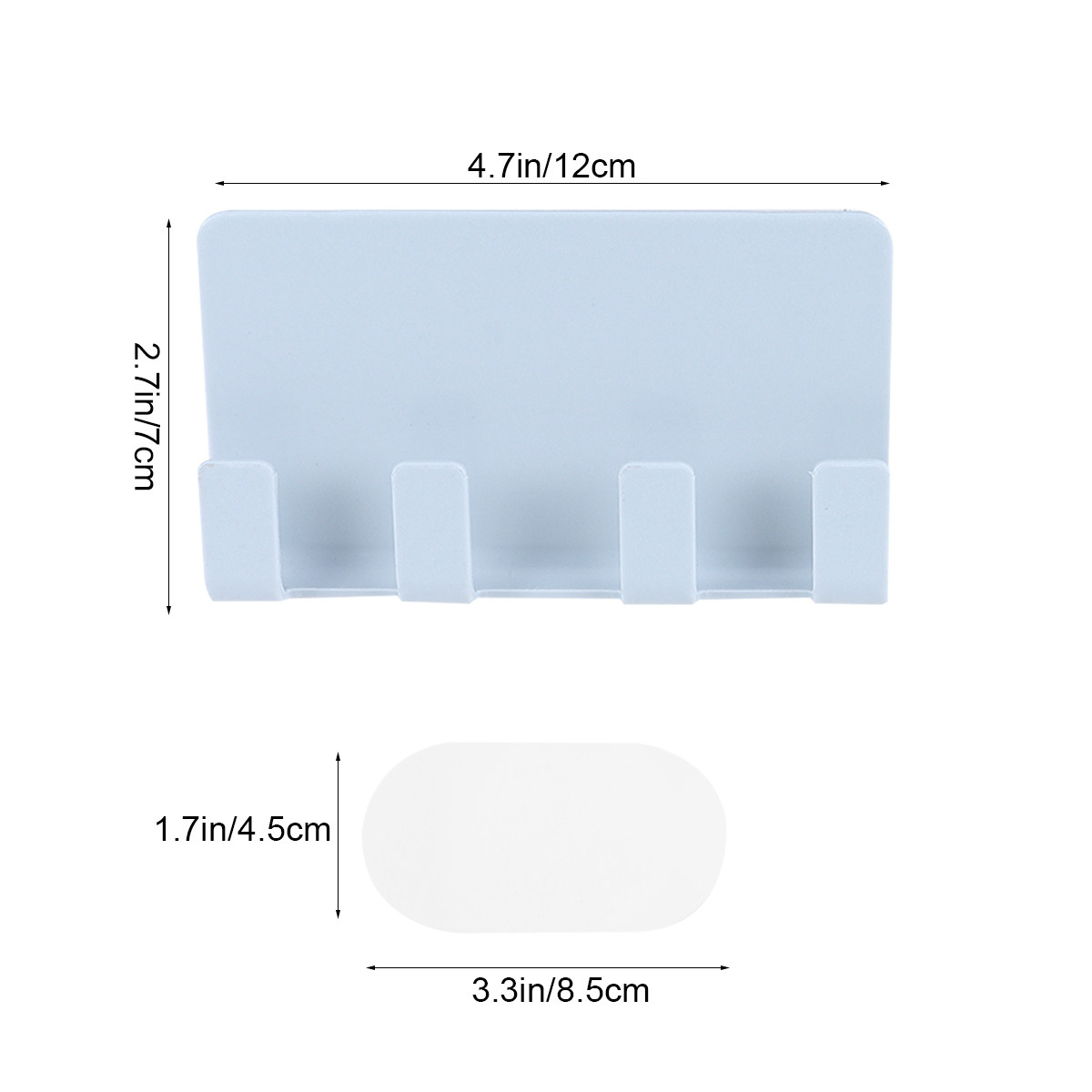 2Pcs Wall Mounted Phone Holder - Cable Organizer ulasan dan harga