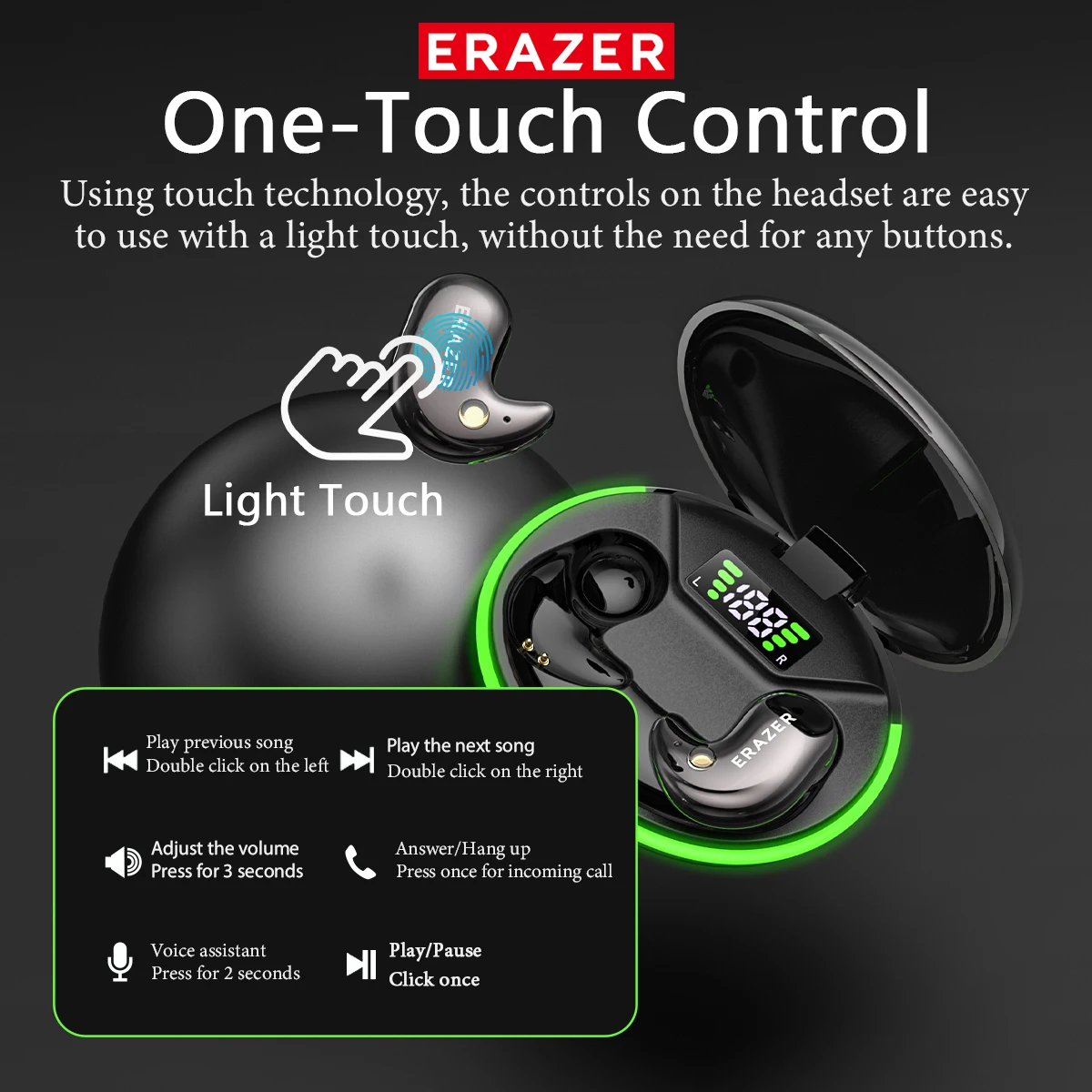 EARZER XF58 In-Ear Bluetooth H - Wireless Charger ulasan dan harga