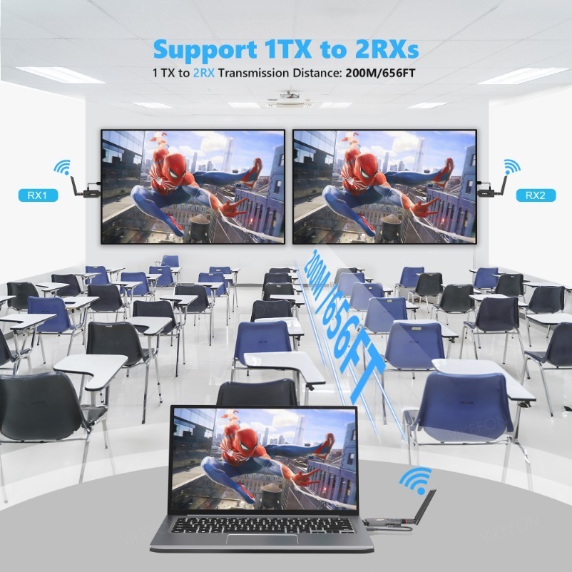 200M Wireless Transmission Vid - Hdmi Adapter ulasan dan harga