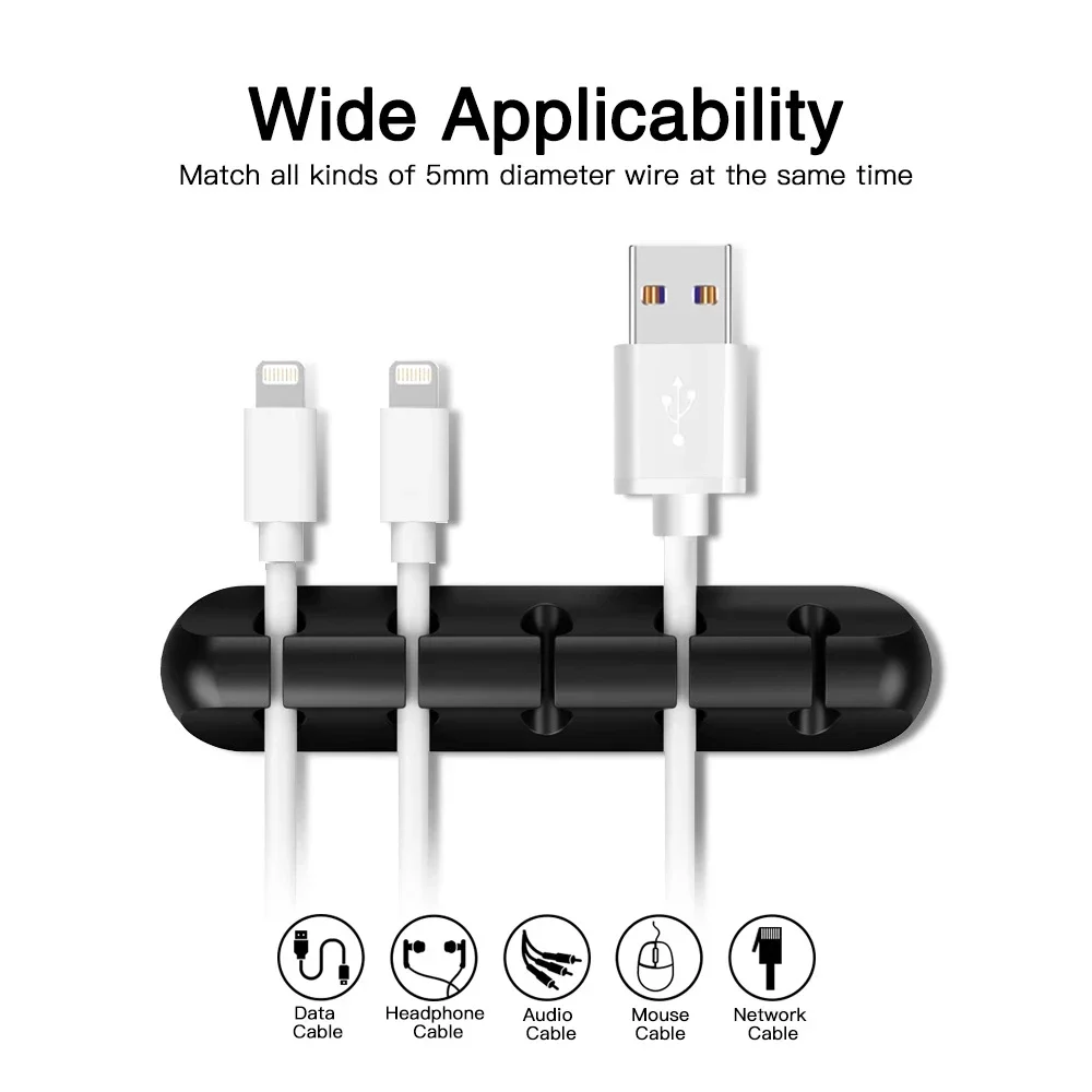 Silicone USB Cable Organizer U - Usb Charger ulasan dan harga