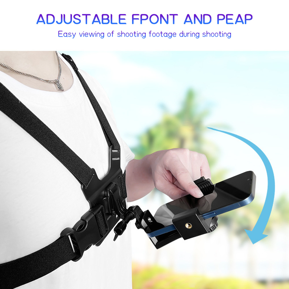 Chest Mount Phone Strap Holder - Cable Organizer ulasan dan harga