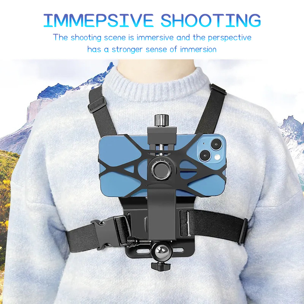 Chest Mount Phone Strap Holder - Cable Organizer ulasan dan harga